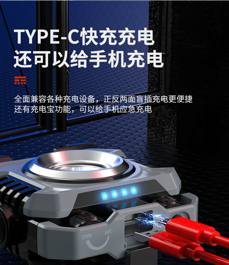 Cross-border outdoor strong light work light camping light super bright mobile portable strong battery life charging magnetic car maintenance light