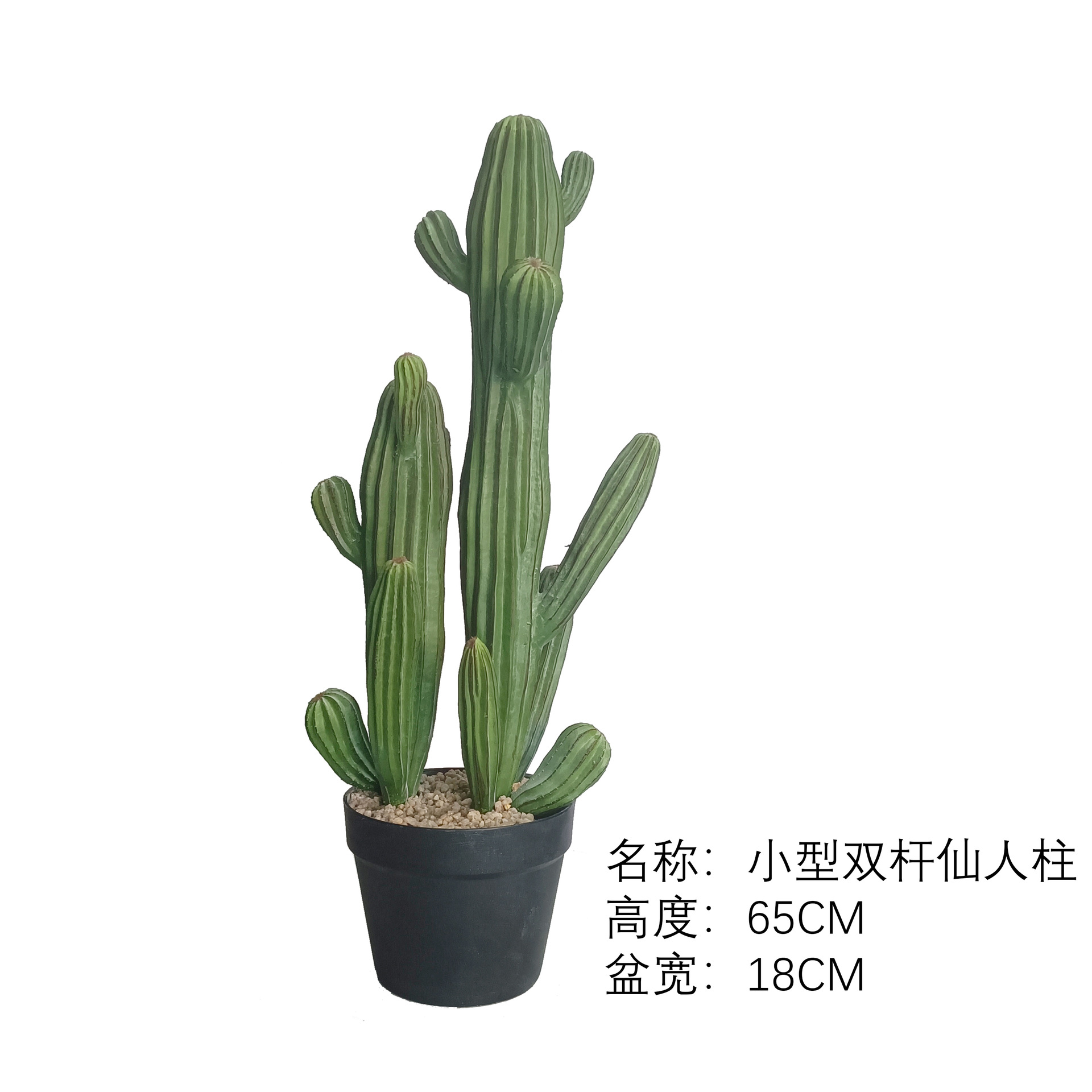 Simulación nórdica Planta verde Pilar de hadas Cactus grande piso interior sala de estar ropa tienda decoración de ventana