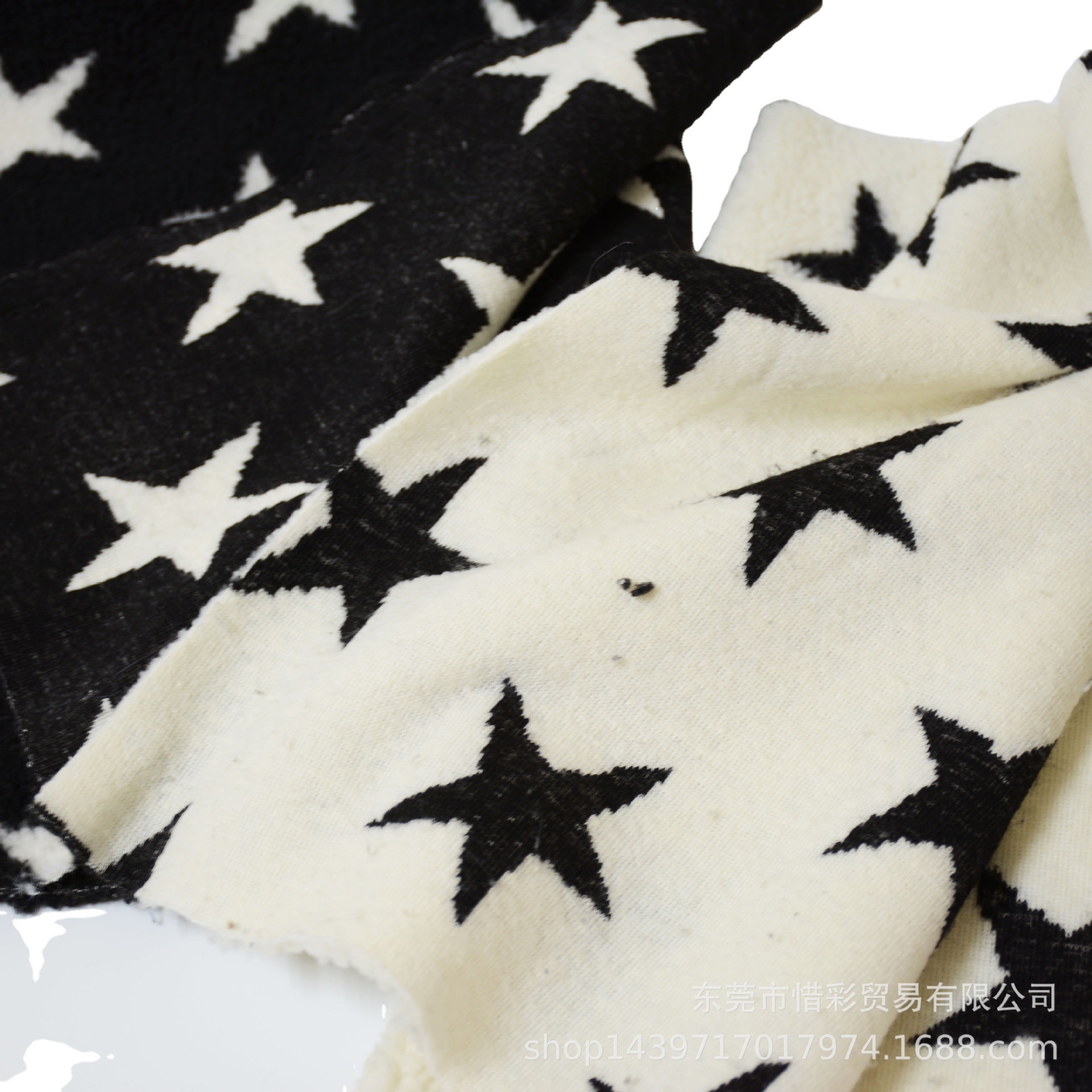 现货 星星颗粒绒 羊羔毛提花绒 服装挽救家纺鞋材毛绒面料