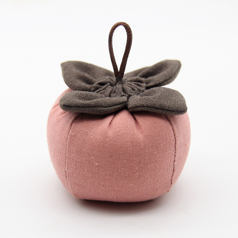 Patchwork hecho a mano DIY bordado material paquete Lu bordado novato caqui colgante niños regalo caqui bolsita