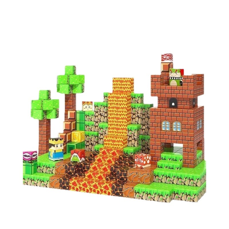 クロスボーダー Amazon Magnetic Building 磁気キングビルディング 磁気ブロック ビルディングブロック クロスボーダー|undefined