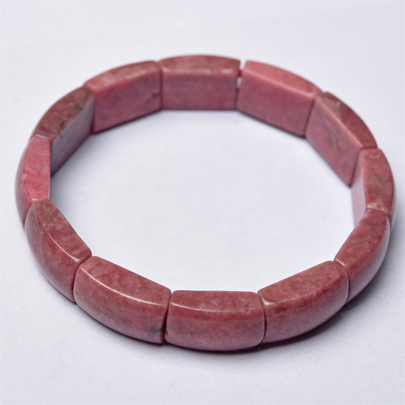 Fuhong Jewelry Natural Rose Pyroxene Hand Bracelet Fashion Handset Bracelet Factory Direct Wholesale