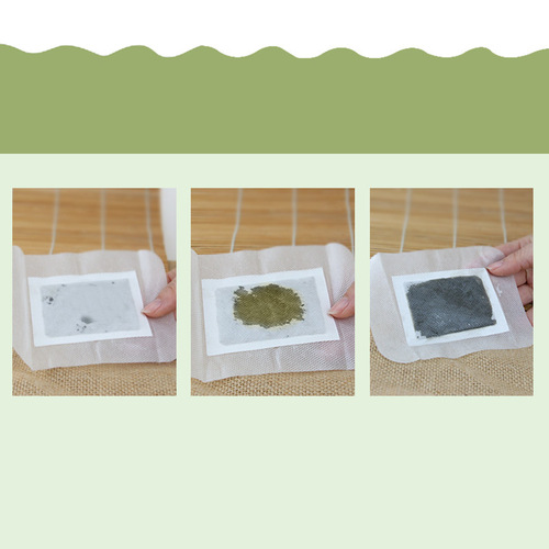 Qi moxa foot patch Qichun moxa sleep patch foot foot patch fever bamboo vinegar wood vinegar platycodon foot patch source manufacturer