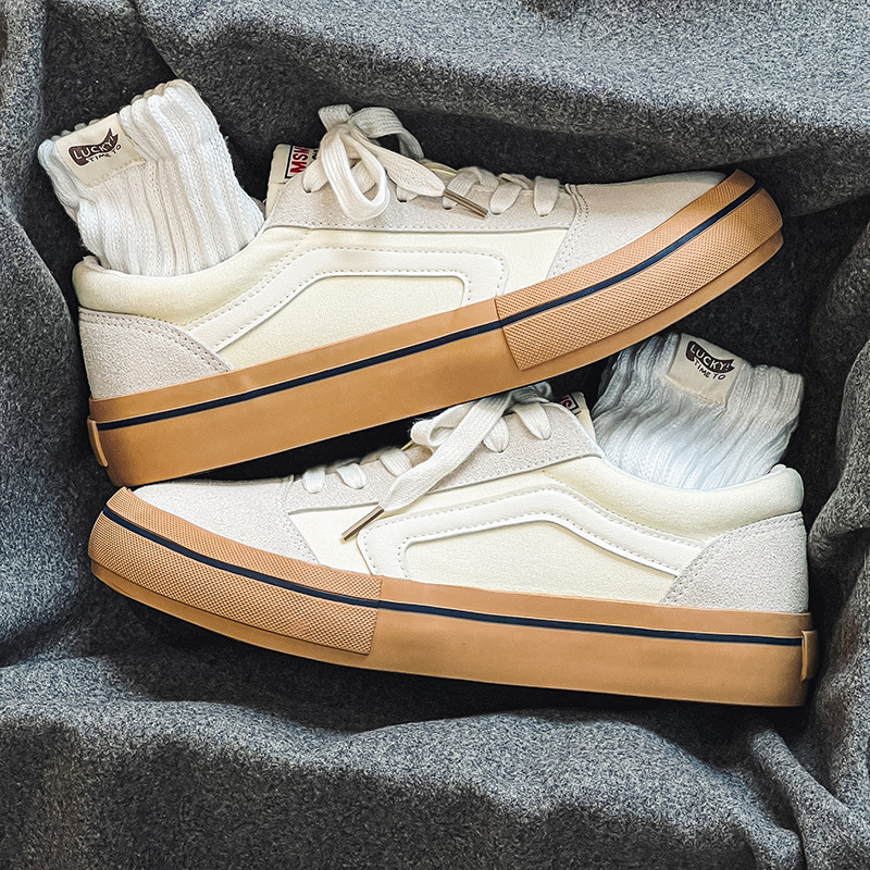 Zapatos de Lona Otoño 2024 para Hombre, Zapatillas Deportivas Casuales, Zapatos de Hombre Simples y Versátiles, Zapatos Vulcanizados de Moda