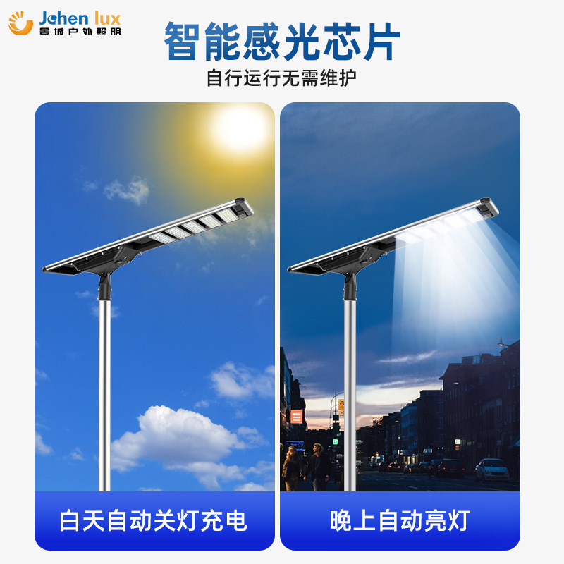 LEDソーラー街路灯、超高輝度工事用街路灯、スマートセンサー搭載高出力街路灯、屋外中山照明器具|undefined