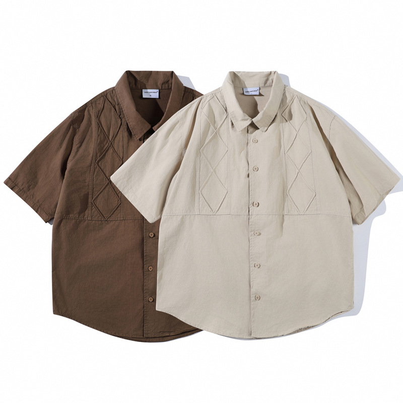 Japanese retro ethnic cotton shirt