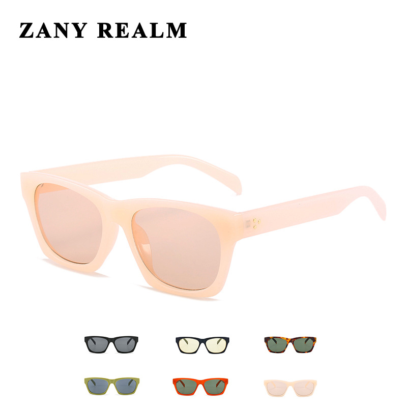 Nuevo Selin diseñador cuadrado Comercio exterior gafas de sol hombres y mujeres retro UV400 transfronterizo gafas de sol fabricante
