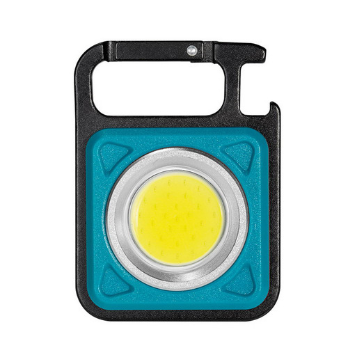 Key chain light cross-border multi-functional outdoor camping portable car emergency work light COB mini flashlight