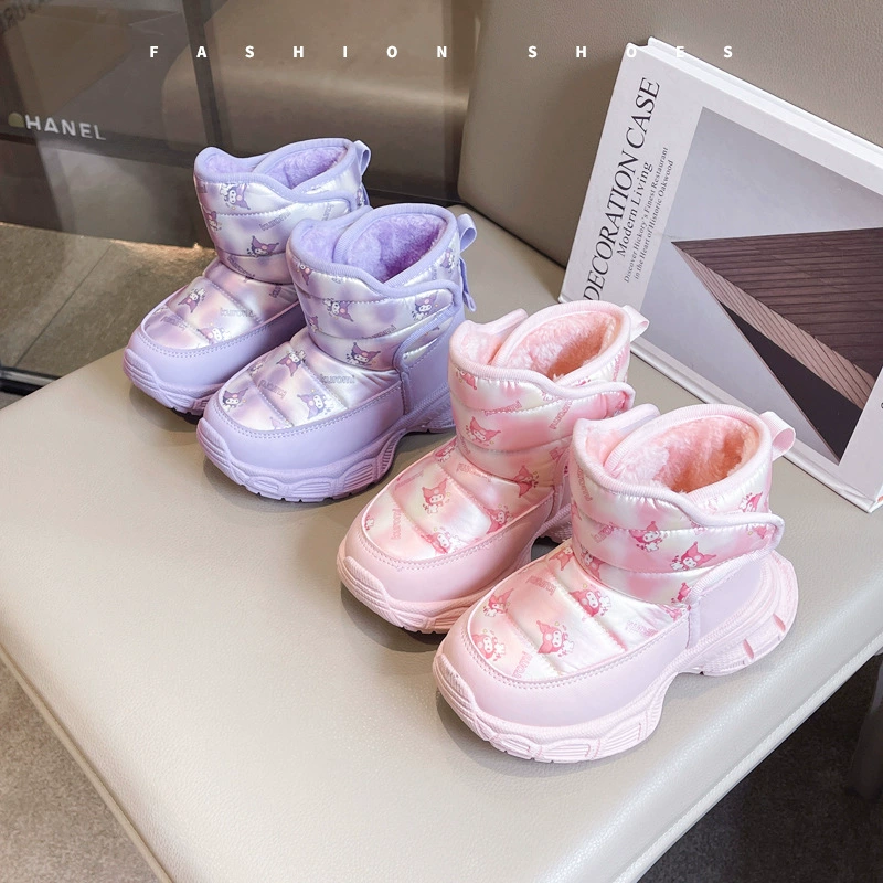 Внешняя торговля зимние теплые детские снежные сапоги