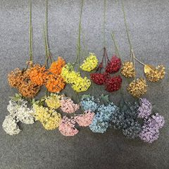 木繡球婚慶仿真花布景裝飾道具地排木繡球塑料仿真花