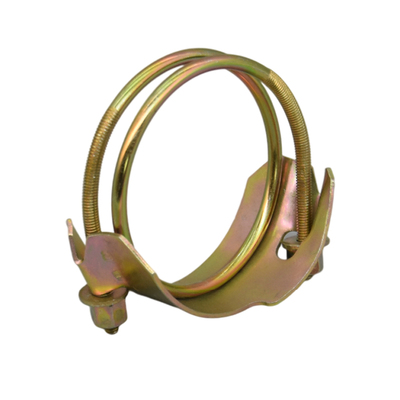 Potente abrazadera para tigre de alambre de acero doble, abrazadera para la garganta, abrazadera fuerte galvanizada, manguera de tubería, tubería de aceite, abrazadera de acero inoxidable