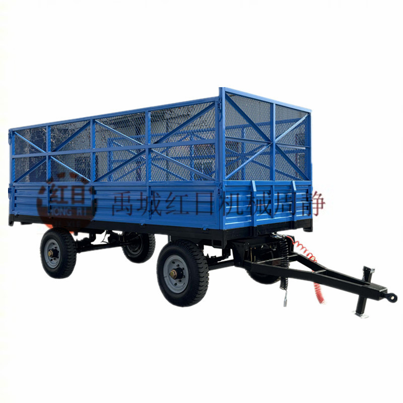 4.5吨棉花运输农用拖车  红日机械加工制造农用车斗 平板运输车斗