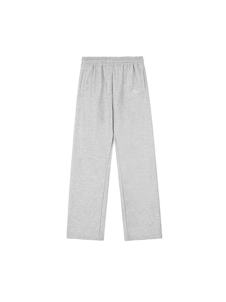 Herren Waffelstrick Jogginghose Mit Geradem Bein Für Freizeit_voghion.com