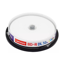 Lenovo联想蓝光BD-R DL 50G可打印蓝光碟 蓝光刻录盘BD-R 10片桶