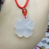 Pendant, Tieguanyin tea, protective amulet, buckle, natural ore jade, necklace, ice imitation, wholesale