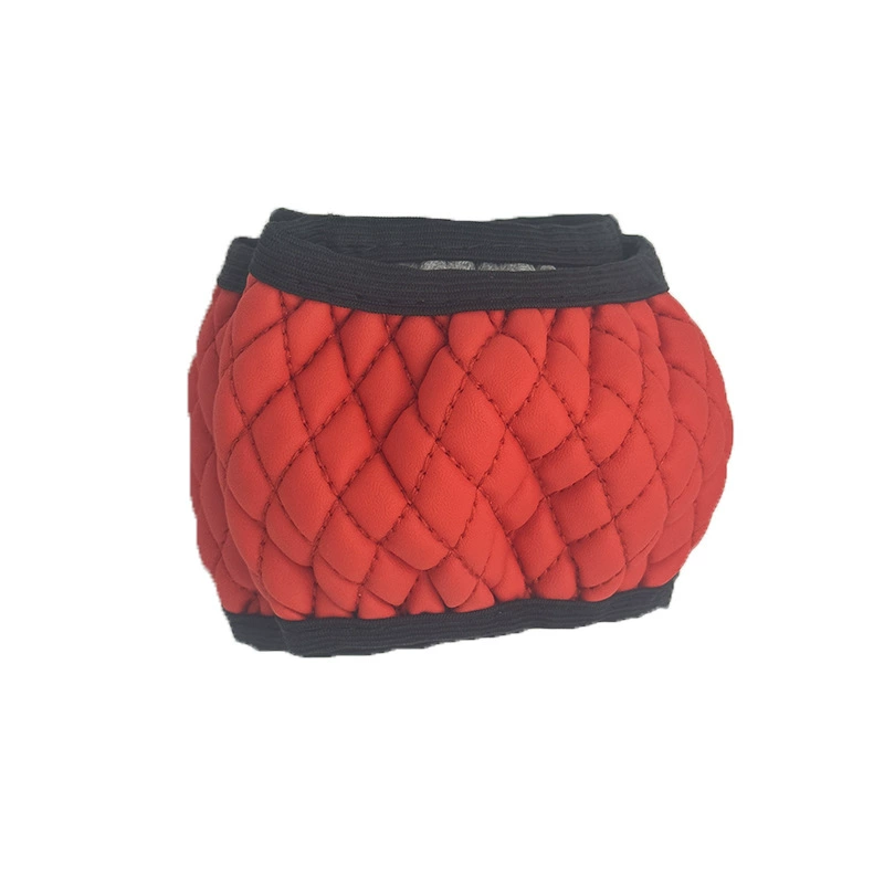 Чехол на руль автомобиля из тисненой кожи, эластичный, без внутреннего кольца, хит продаж для трансграничной электронной торговли, оптовые аксессуары для интерьера