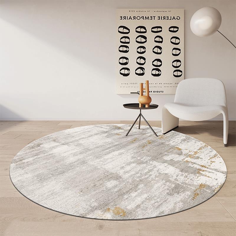 Round rug Japanese wabi-sabi style luxurious living room sofa tea table runner bedroom bed side rug computer chair study mat