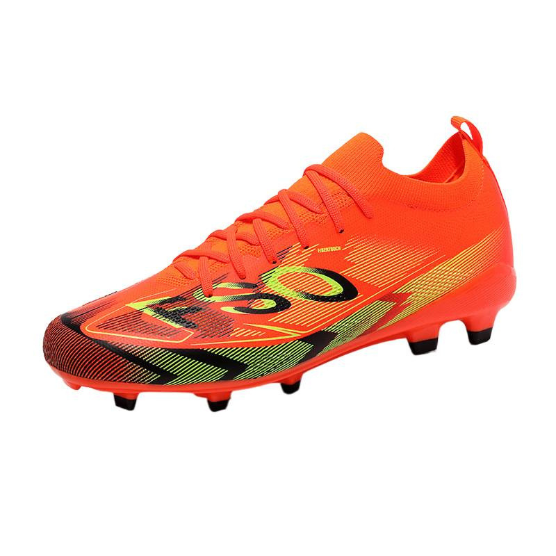 Zapatillas de Fútbol de Corte Bajo AG PU TPU Transpirable para Césped