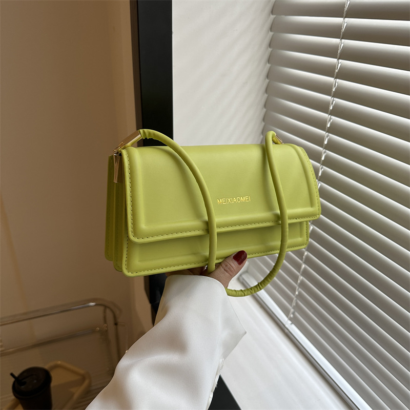Summer fashionable solid color one-shoulder bag for leisure