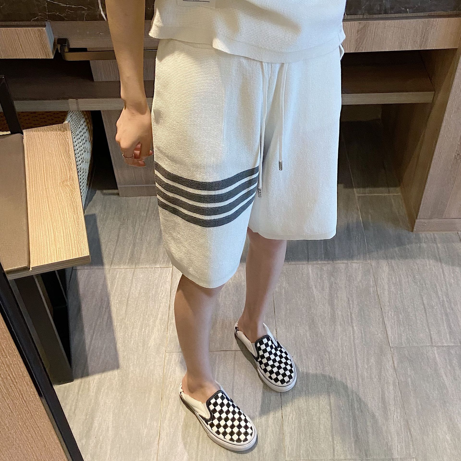 흰색 바지
