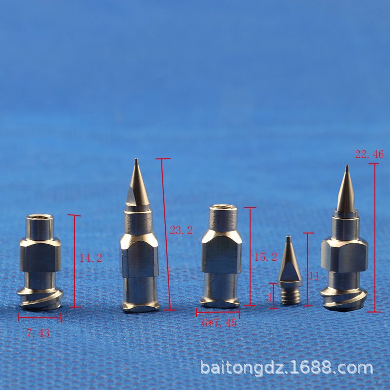 分体式针座 高精密点胶针头 武藏款针头 全不锈钢针头 点胶机针尖