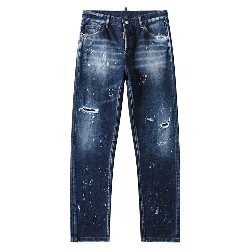 Spring elastic jeans