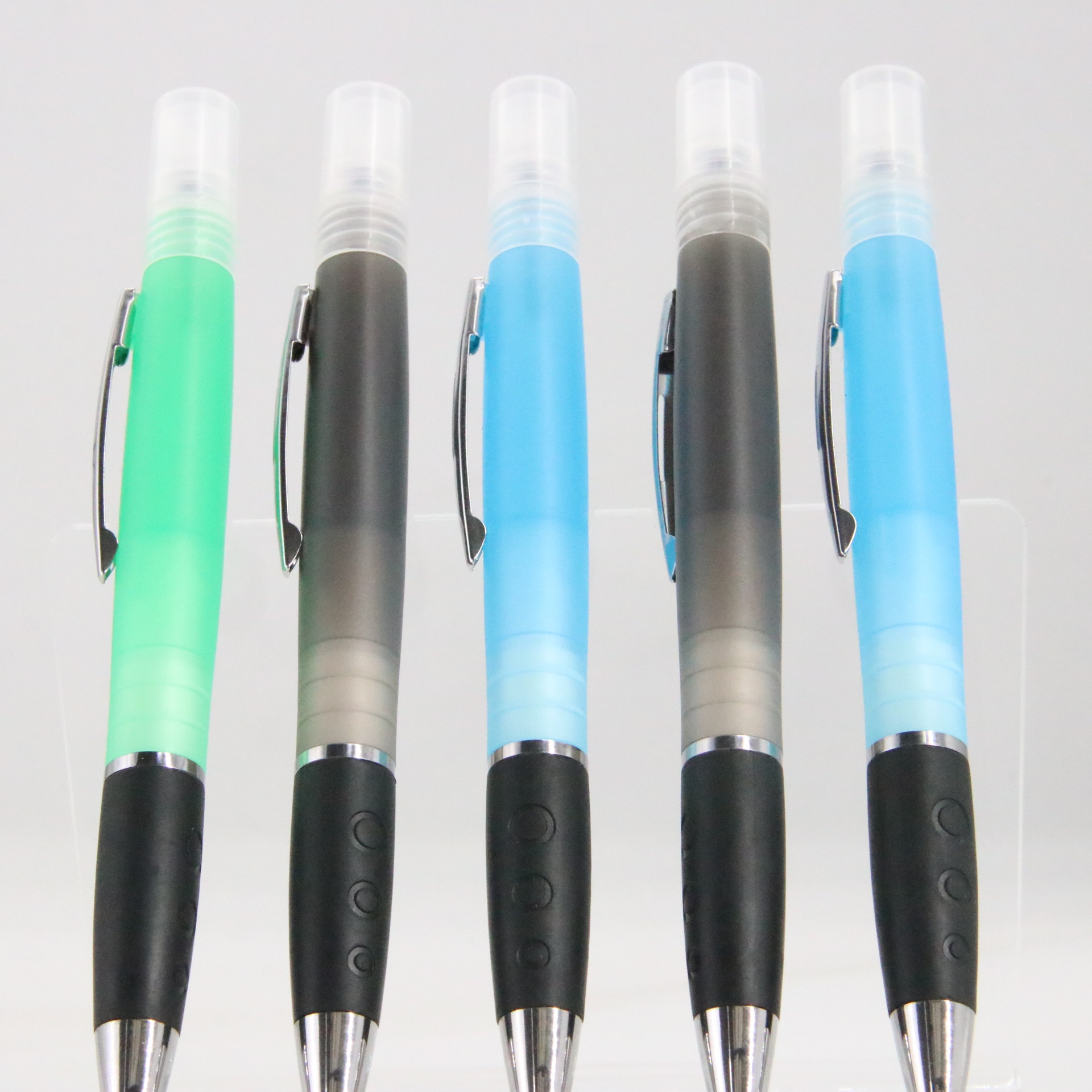 Rotary spray autónomo sub-embalaje botella de spray se puede dividir en la fábrica de perfume de alcohol al por mayor bolígrafo publicidad pluma de plástico