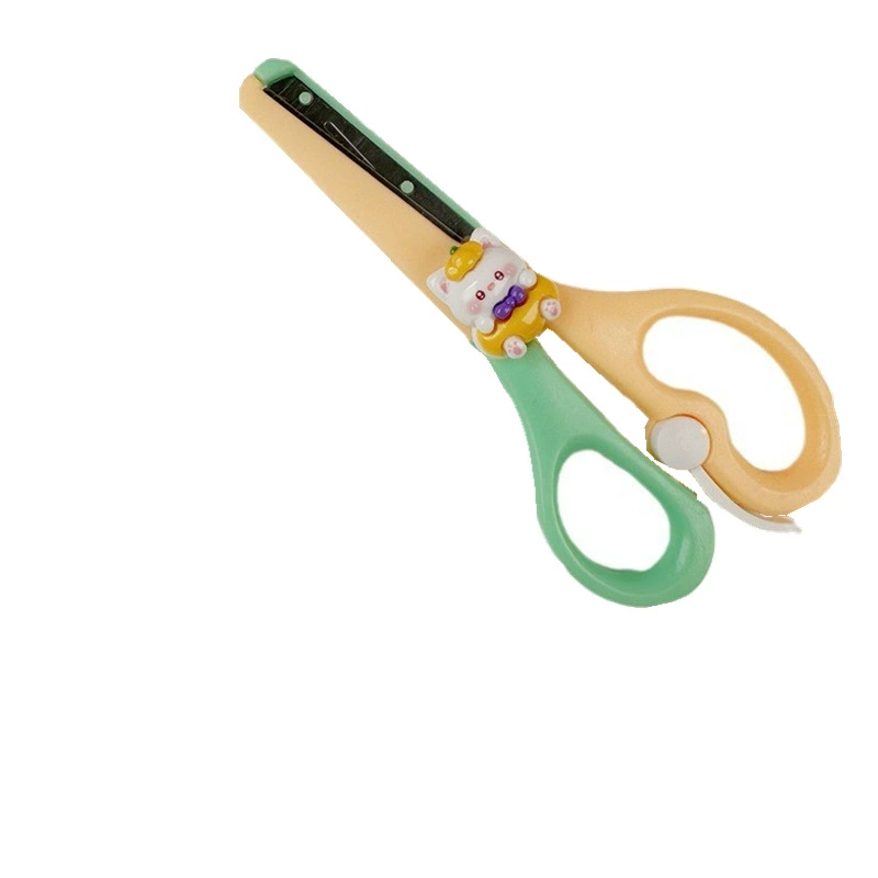 Cartoon ghost small scissors for kindergarten, universal origami for friend for elementary school students, handmade