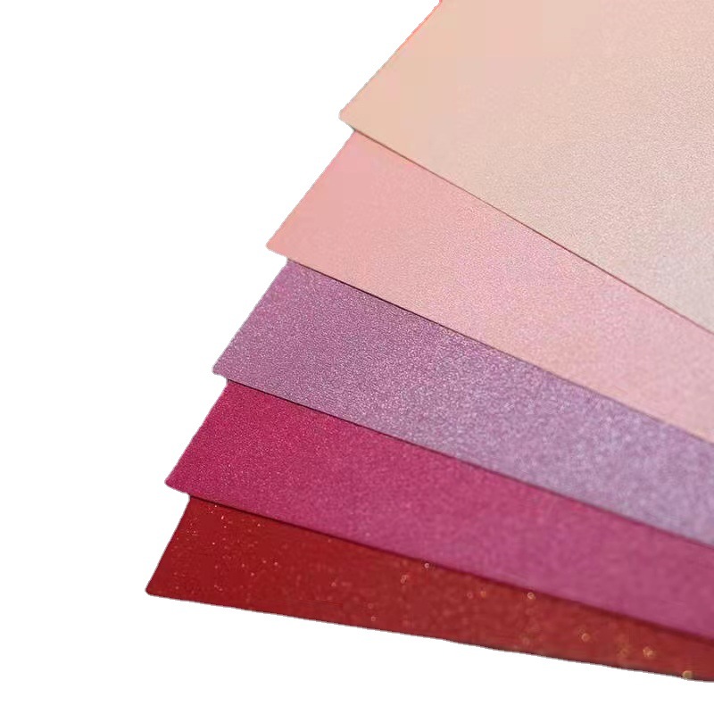 250g de papel especial A3a4 papel perlescente de doble cara Flash Art cartón color hecho a mano cubierta dura