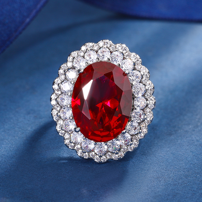 Zhuang Sheng joyería cobre Fondo chapado en oro simulación color tesoro moda retro colgante collar gran denier en forma de piedra principal 15*20