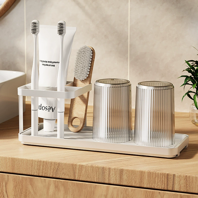 Трансграничная нержавеющая сталь электрическая держатель зубной щетки бытовая туалетная посуда зубная паста бритва кованая стойка для хранения