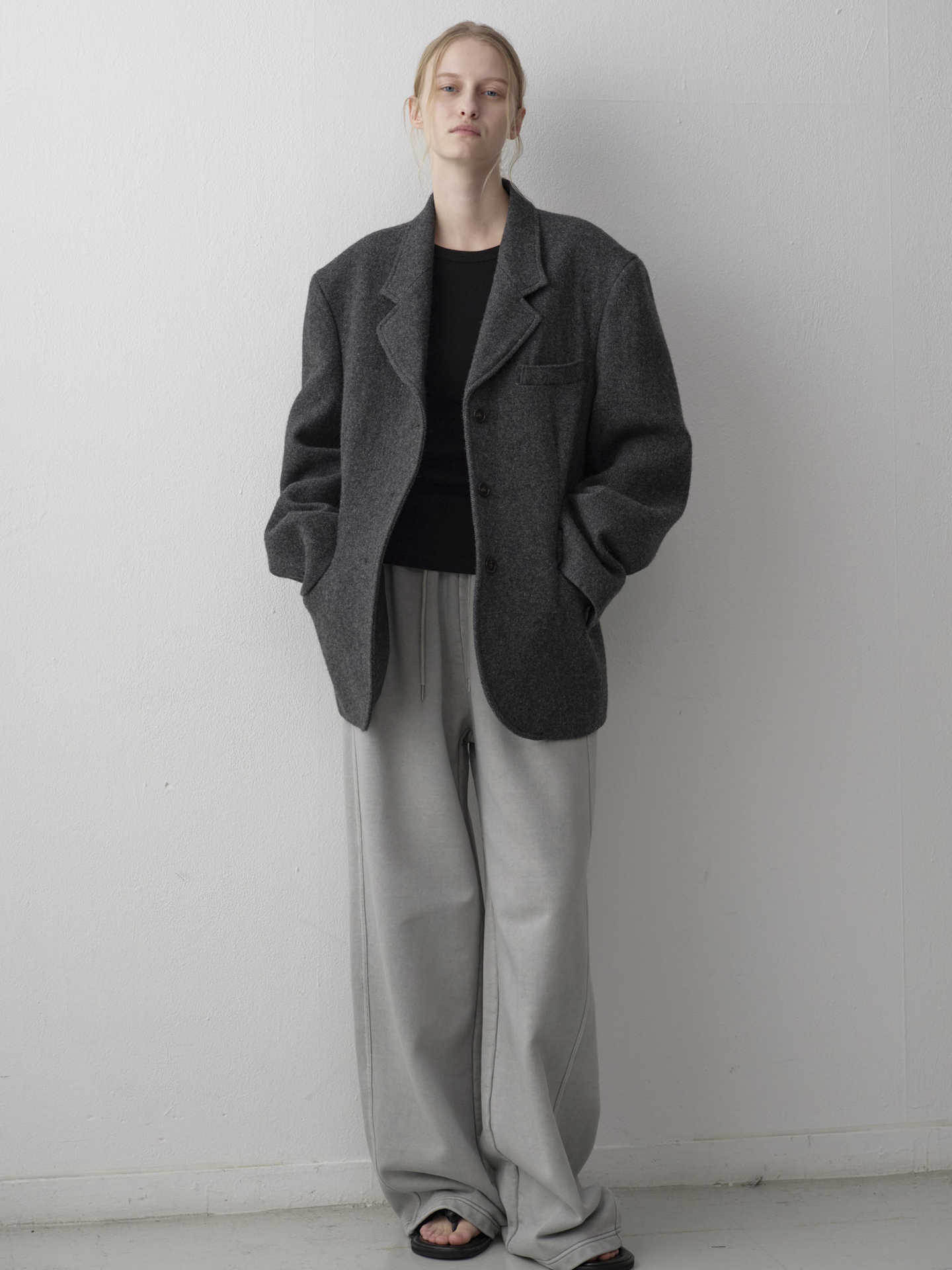 In Stock FAC*DE PATTE*N Woolen For Women Autumn Winter New Simple Elegant Commuter Blazer_ecoleips.com