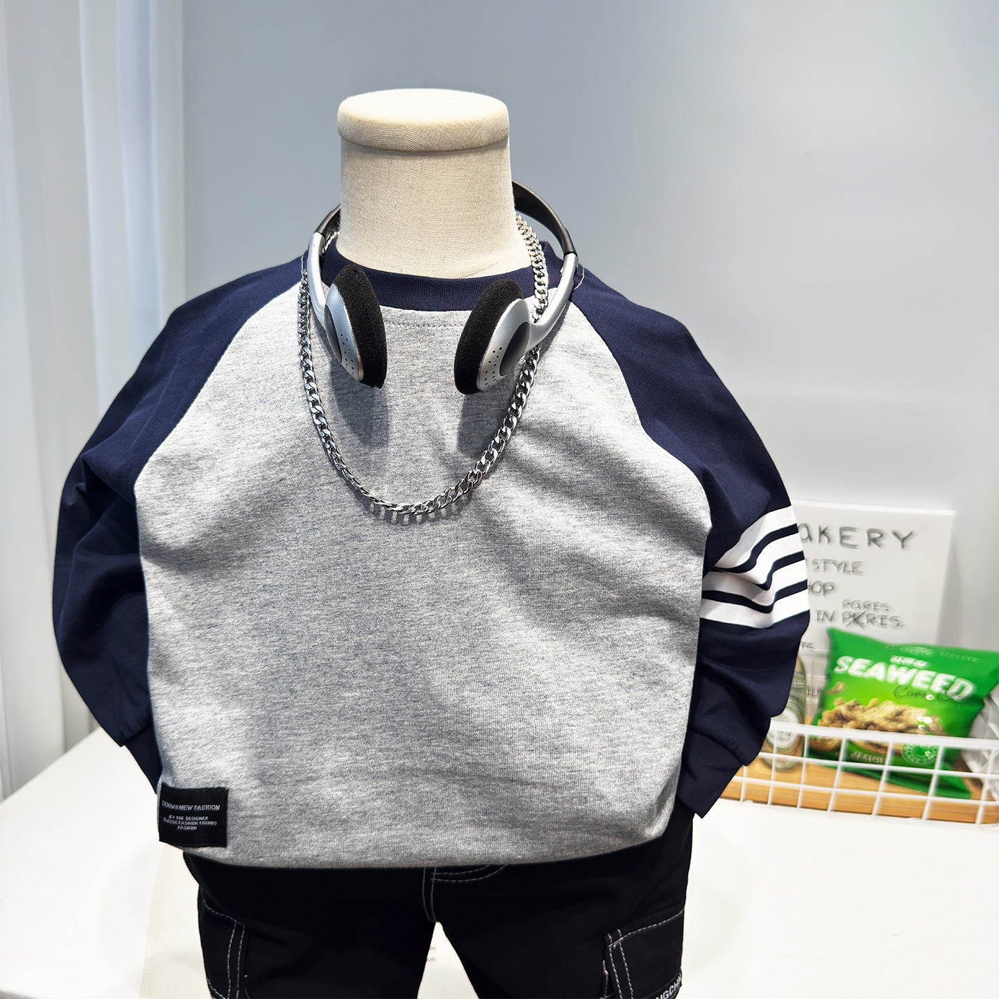 Boys' Autumn Long-Sleeved T-Shirt 2026 New Style Baby Casual Clothes Small Children's Clothing Handsome Korean Style Base Shirt