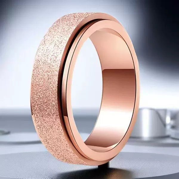 20-E-4 pearl sand rotating rose gold 6mm (faded and refundable)