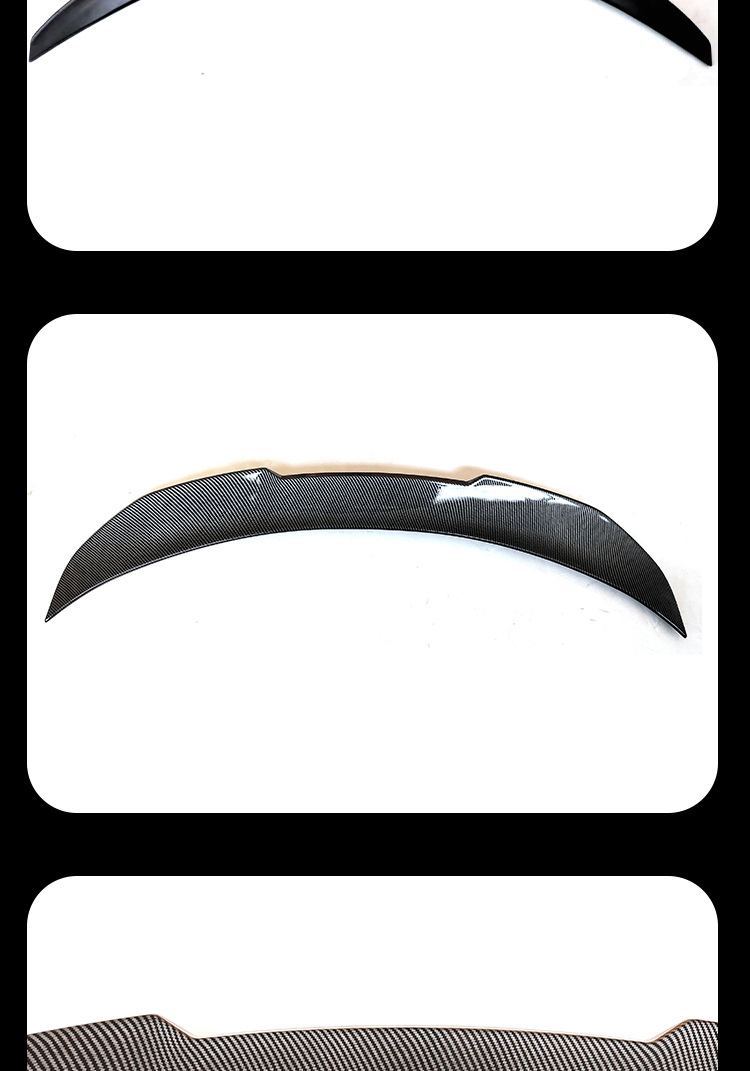 Applicable to BMW 6 Series tail F06 four-door change M4 blade PSM tail carbon pattern rear spoiler wing