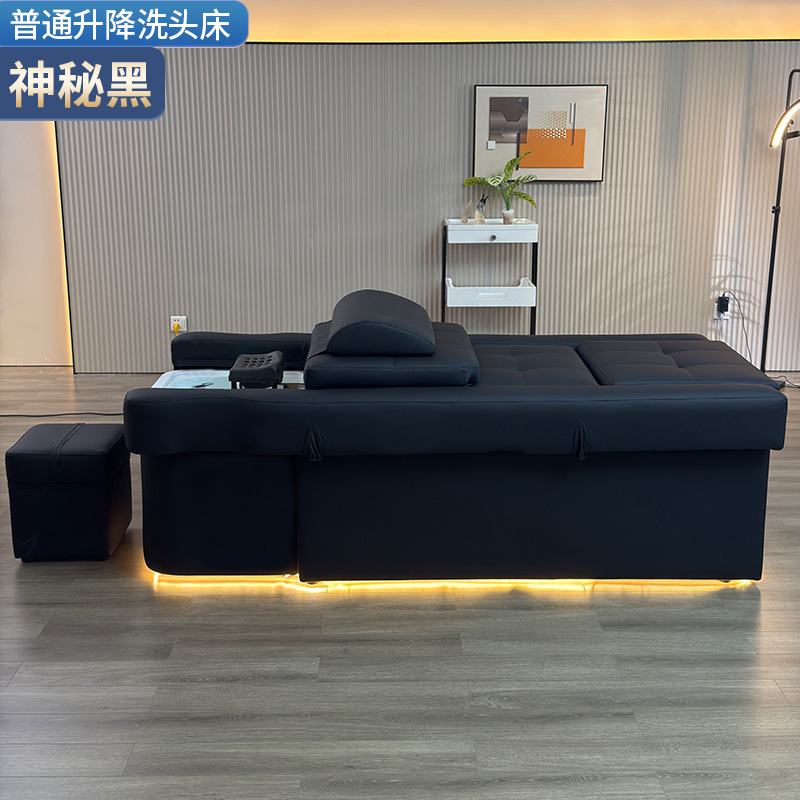 Cama de belleza elevadora eléctrica de masaje de masaje multifuncional con calefacción a temperatura constante para salón de belleza