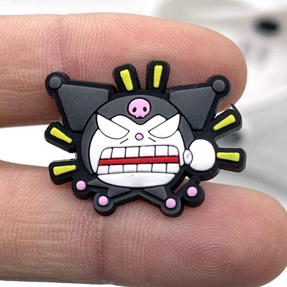 Подвески для обуви (Sanrio) Kuromi & My Melody Croc Jibbitz, assorted flower buckles, мультицветный набор