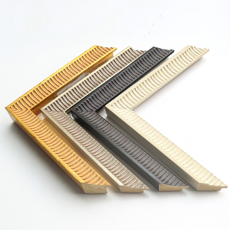 Vintage Oil Painting Frame European-Style Solid Wood Picture Frame Wall-Mounted Framed Picture Frame Digital Oil Painting Frame Wooden Photo Poster Frame