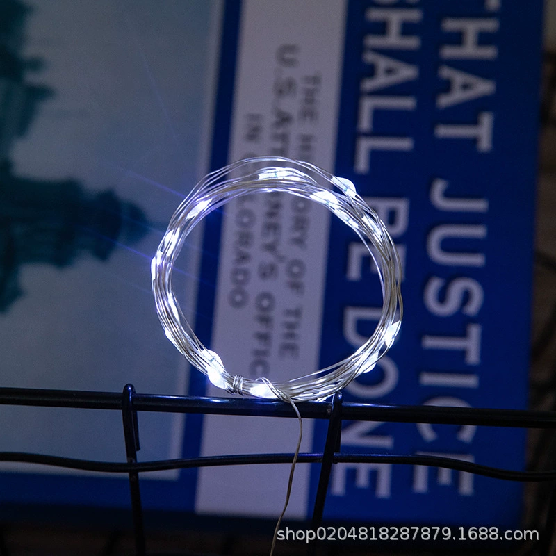 Battery Box USB Copper Wire LED String Lights, Multi-Length 2–20 m, Warm/White/Color