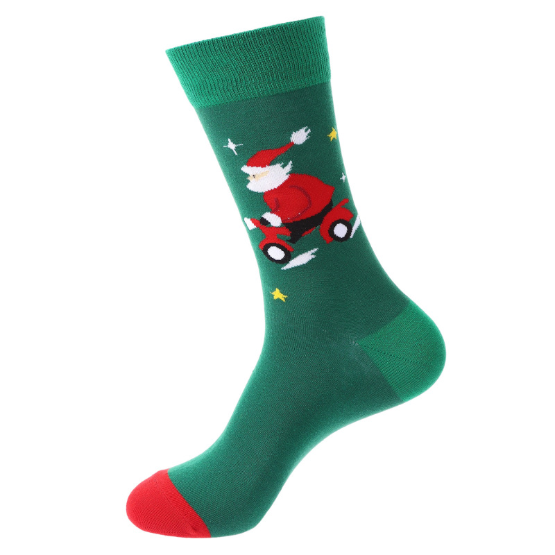 Haichin クロスボーダー クリスマス ミッドチューブ トレンド ソックス レディース ヨーロッパとアメリカのトレンド ブランド クリスマス ソックス ロングソックス メンズ イン トレンド ソックス|undefined