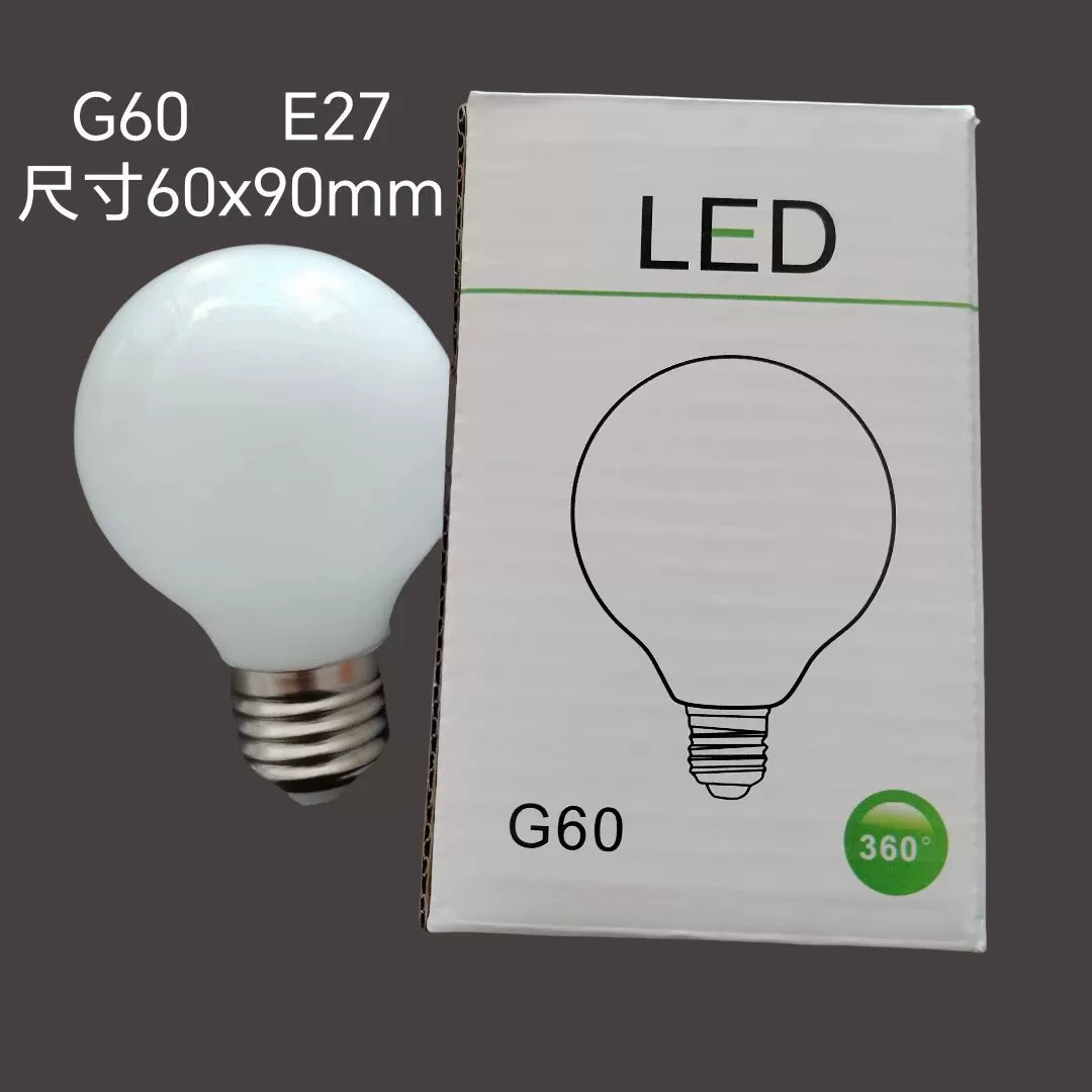 LED энергосберегающая креативная лампа, с резьбовым цоколем