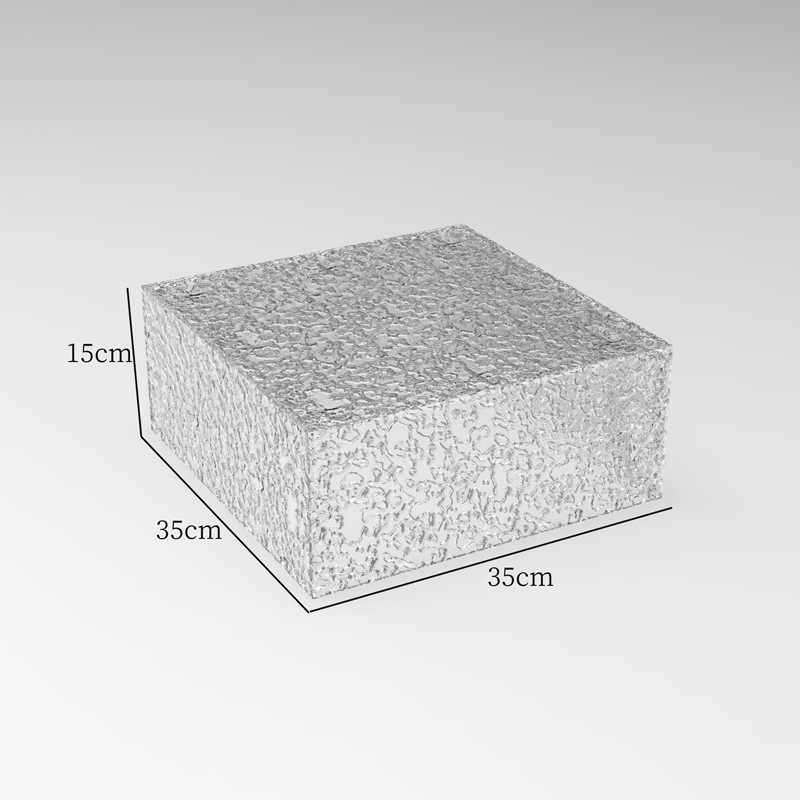 服装店中岛展示台亚克力透明橱窗陈列台饰品流水台炫彩模特地台