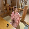 Kimono No. 6 comes with a simple girdle and fan (bow tie, inner outfit is photographed separately)