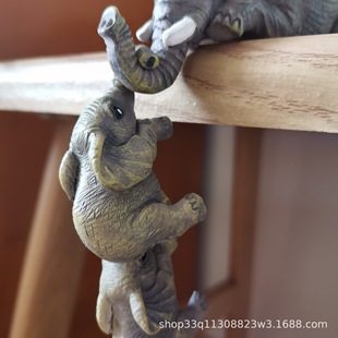 Cute Elephant Figurines����Ғ�С���֬��ˇƷ�ҾӔ[��һ��