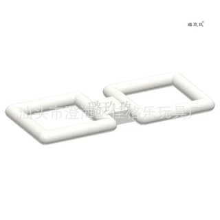 【50G起订】跨境MOC国产积木乐兼容高35366 2x5方形眼镜框 零配件