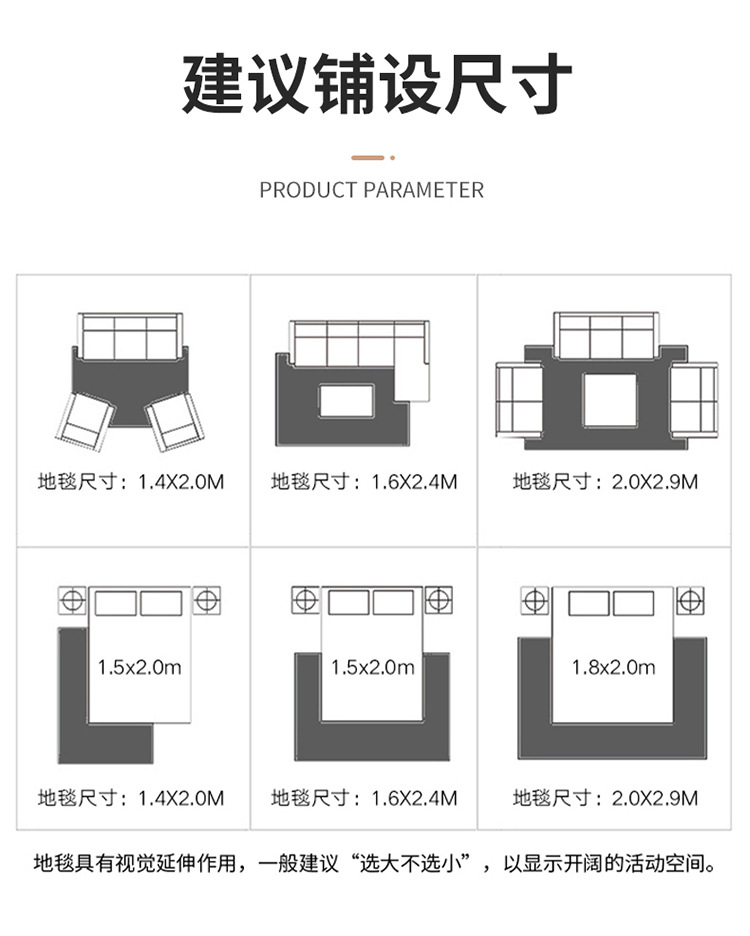 渐变几何,客厅地毯,卧室床边毯,满铺地毯,茶几沙发毯