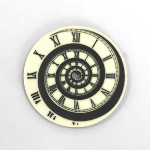 Watch accessories can be installed NH35/36/4R/7S movement 28.5mm dial Roman scale spiral disk green luminous