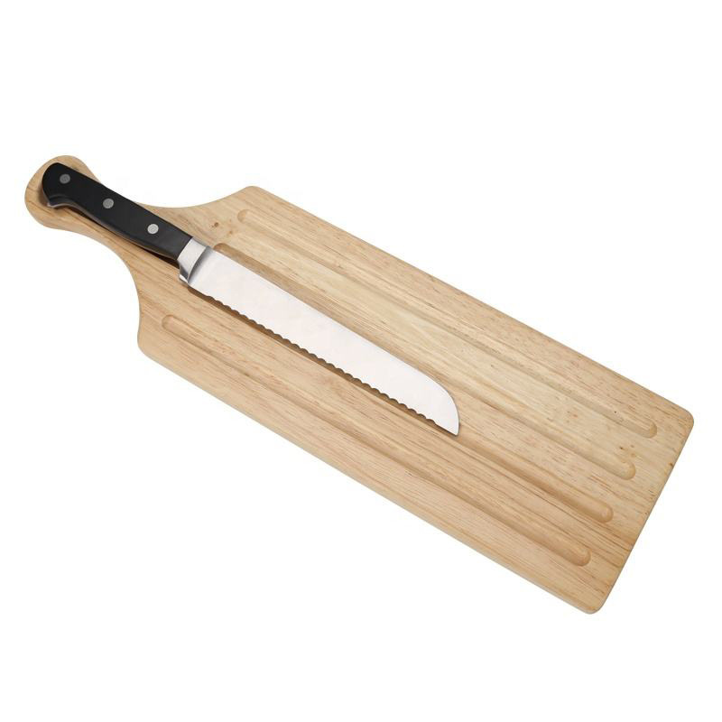 Tabla de cortar de madera hogar pan tostado rebanada tabla de cortar conveniente multifuncional Steak Pizza junta con mango