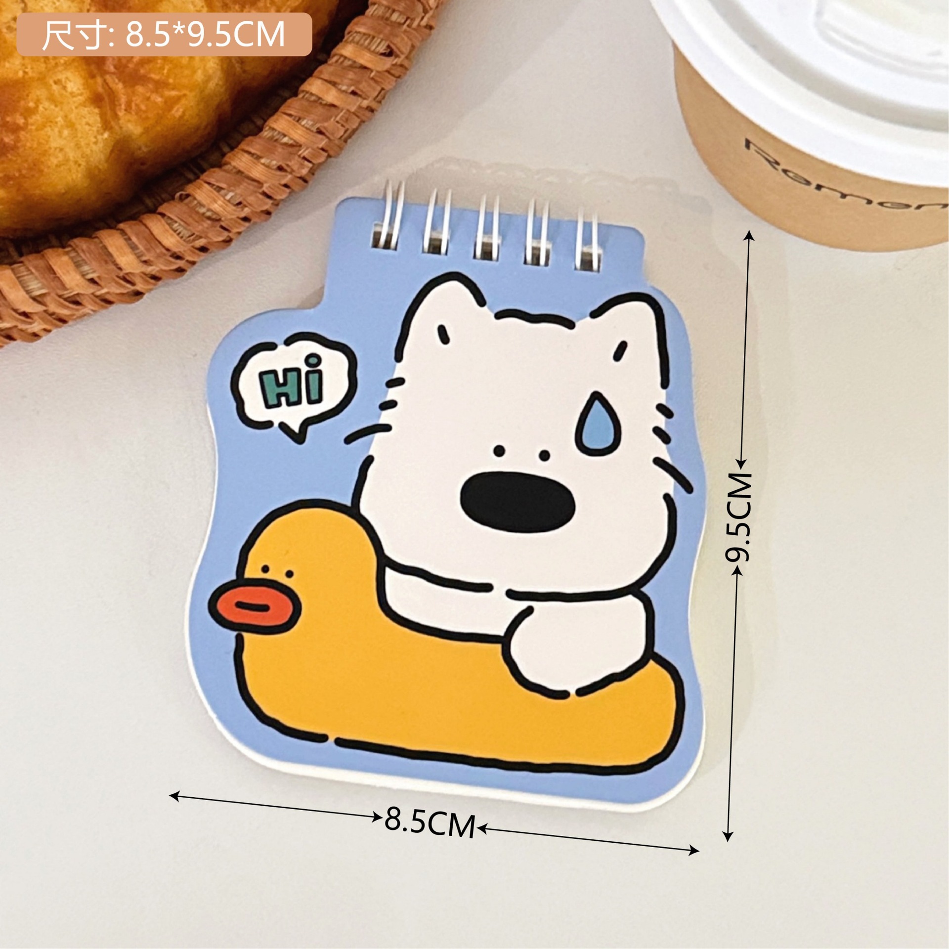 Cuaderno de Espiral de Oso A7 Portátil de Bolsillo image 15