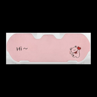 Plush Cushion Monolithic Cartoon Plush – Wool pad - square-pad-sakura-powder-three-seater-in-the-back-row